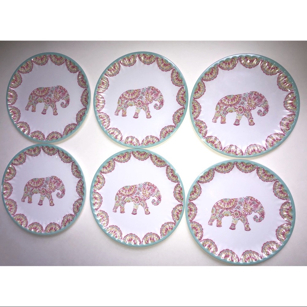 Cynthia Rowley Elephant Dessert Plates by Cynthia Rowley